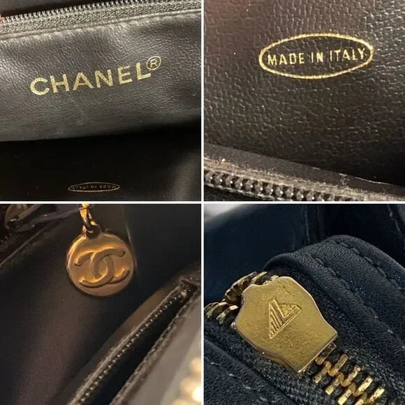 Vintage Chanel Chevron VStitch Tote - Picture 10 of 13